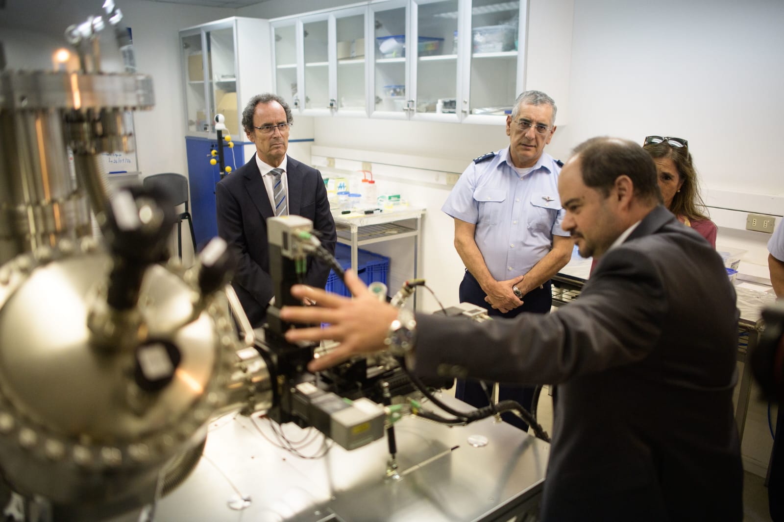 CIEN-UC Participates in Chilean Air Force Visit to UC to Strengthen Collaboration in Innovation and Technological Development